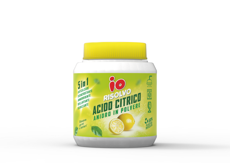 io risolvo acido citrico in povere
